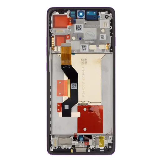 Motorola Edge 60 Pro LCD Display + Touch Unit + Front Cover Sparkling Grape (Service Pack)