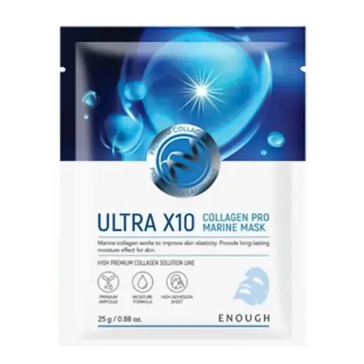ENOUGH Collagen Ultra X10 Collagen Pro Marine Mask Pack, 1 p...