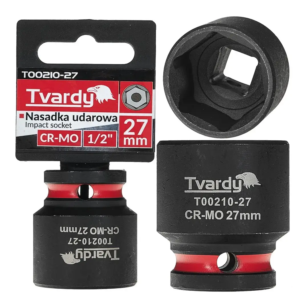 Impact Socket 1/2" 6PT 27mm CR-MO