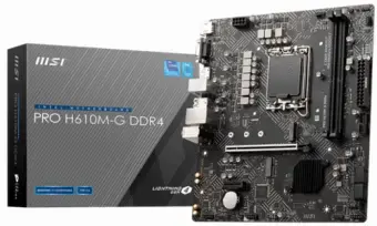 MSI Mainboard PRO H610M-G DDR4 - micro ATX - Socket LGA1700 - Intel H610