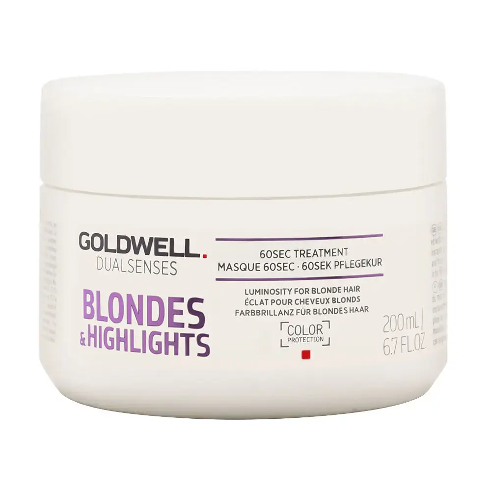 Goldwell Dual Senses Blonde & Highlights 60 Seconds Treatment 200Ml in Clear