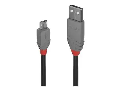 Lindy Anthra Line - USB cable - USB to Micro-USB Type B - 20 cm