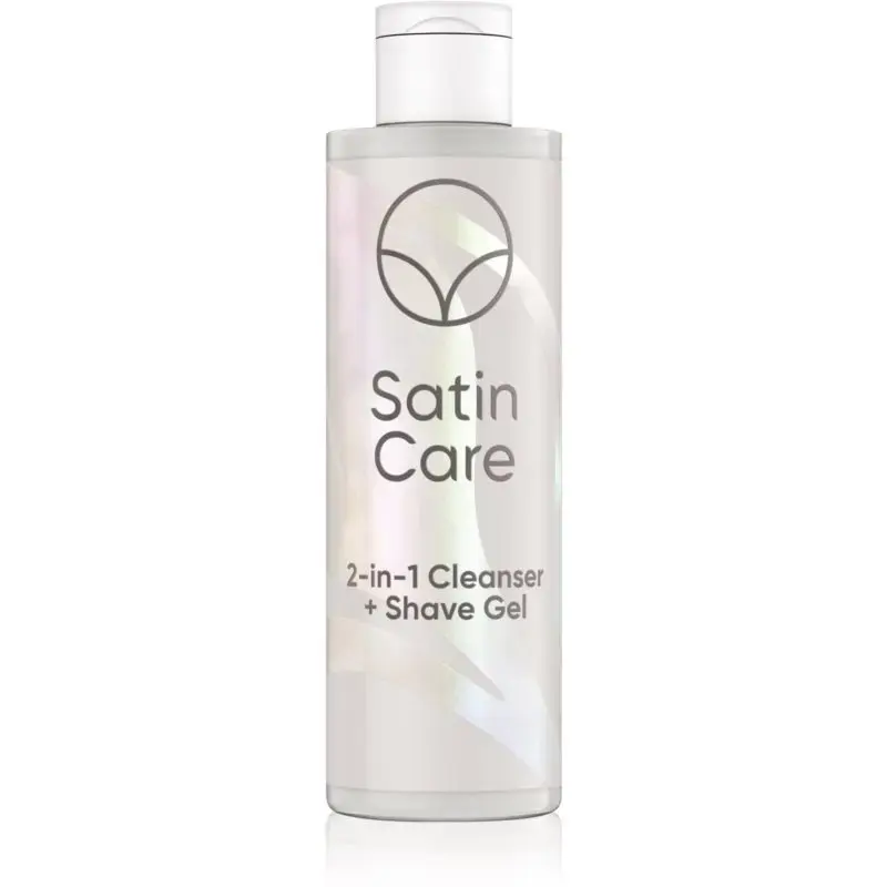 Gillette 2 in 1 Satin Care Cleanser + Shaving Gel - 190ml