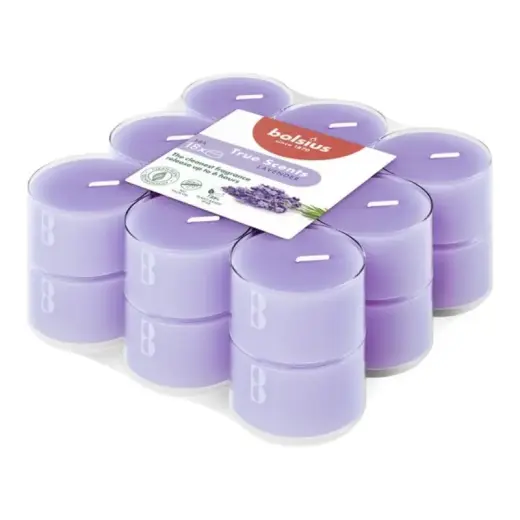 Tējas sveces arom. 18 gab.True Scents lavender 