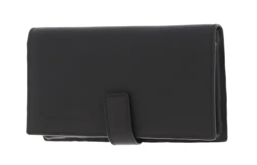 Piquadro, Piquadro, Leather Wallet, Phone Holder, 42023100, Black, For Men