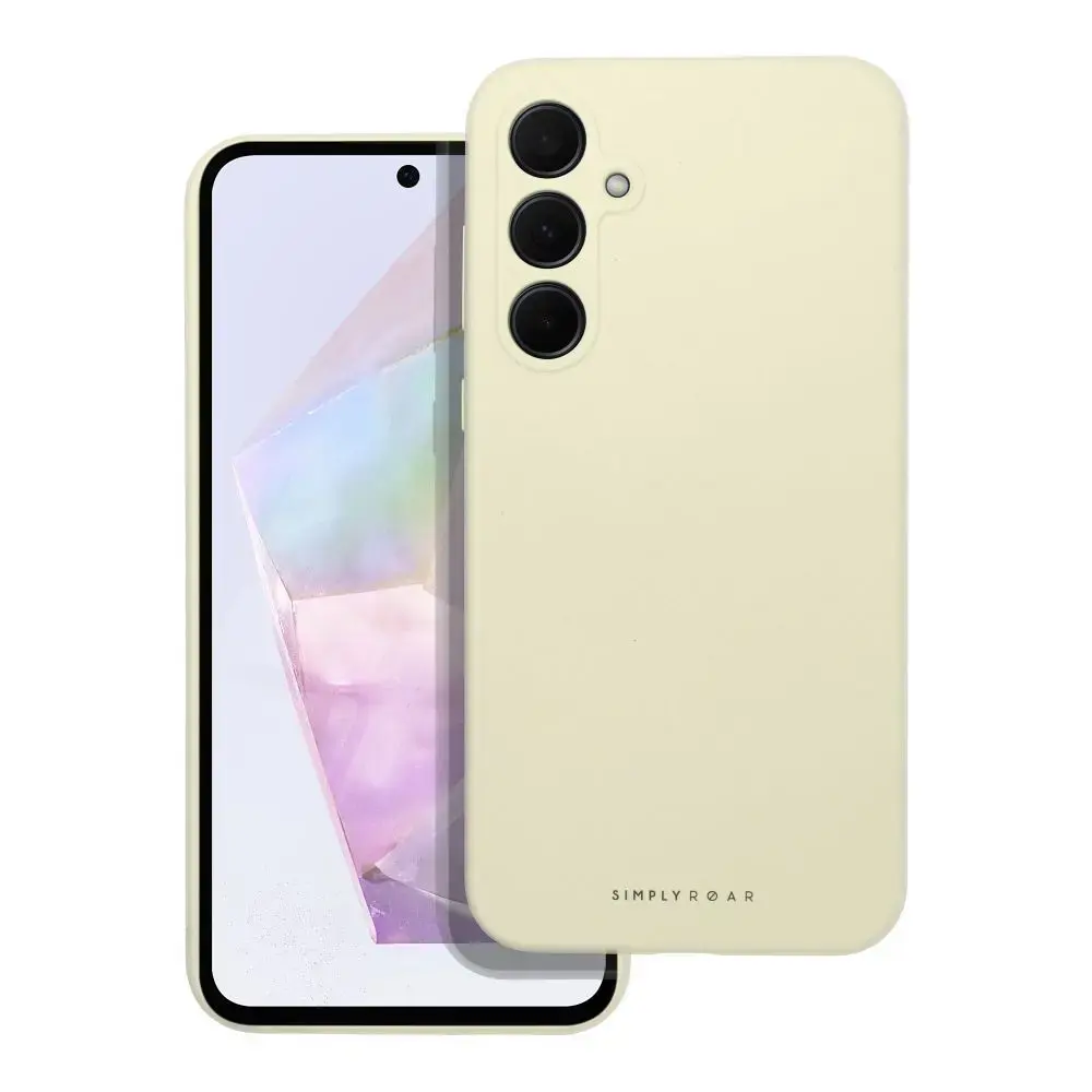 ROAR case CLOUD SKIN for SAMSUNG A35 5G Light Yellow