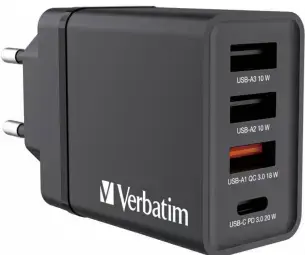 Verbatim Wall Charger travel charger | 30W | black