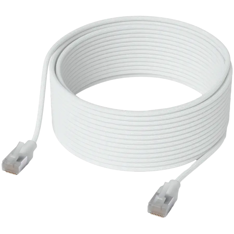 UniFi Ct6 brided ptch cble with trnslucent booted RJ45 for Etherlighting 10 GbE