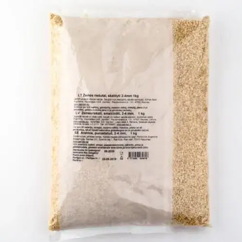 Zemesrieksti drupināti, graudzēti, 2-4 mm, 1kg