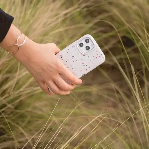 UNIQ Coehl Terrazzo Case iPhone 12 Pro Max 6,7" natural white Photo