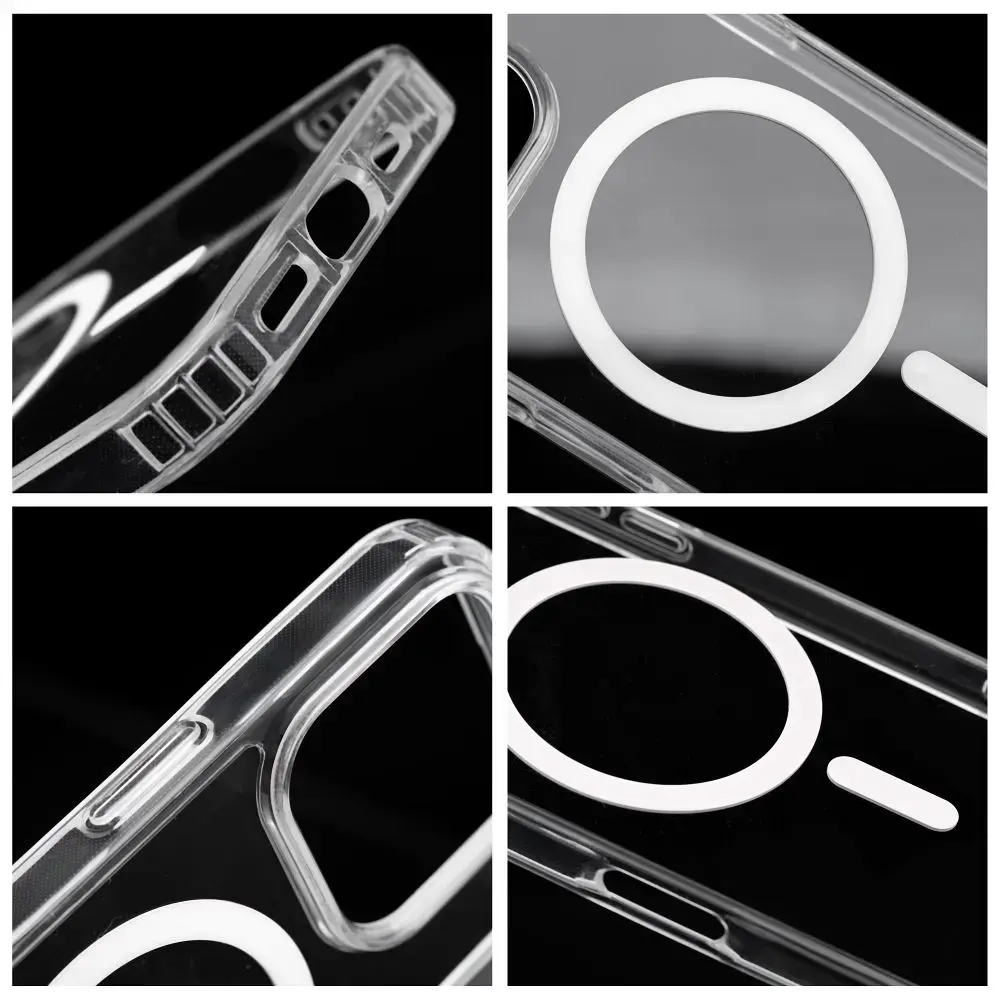 Drop Glue Colorful phone case with MagSafe support for Samsung Galaxy A26 5G (A266) white