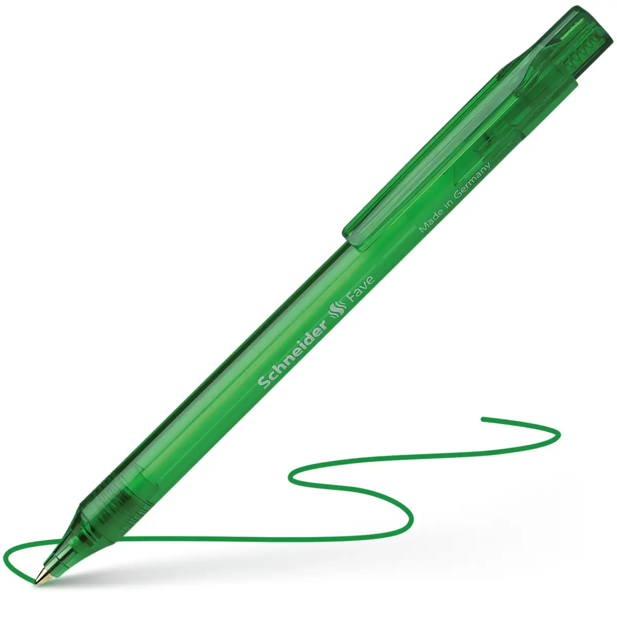 Lodīšu pildspalva SCHNEIDER FAVE 1.0mm, zaļa