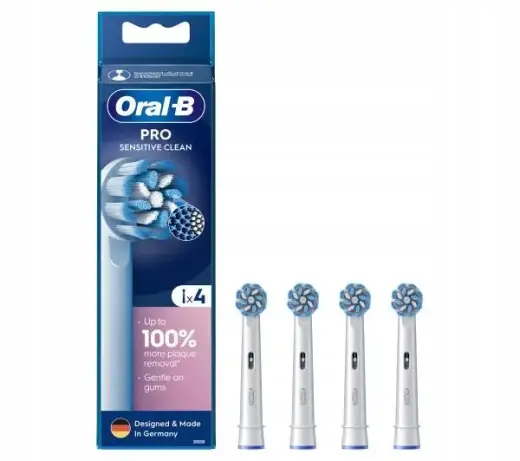 Oral B PRO Sensitive Clean Toothbrush Replacement Heads 4 Pc