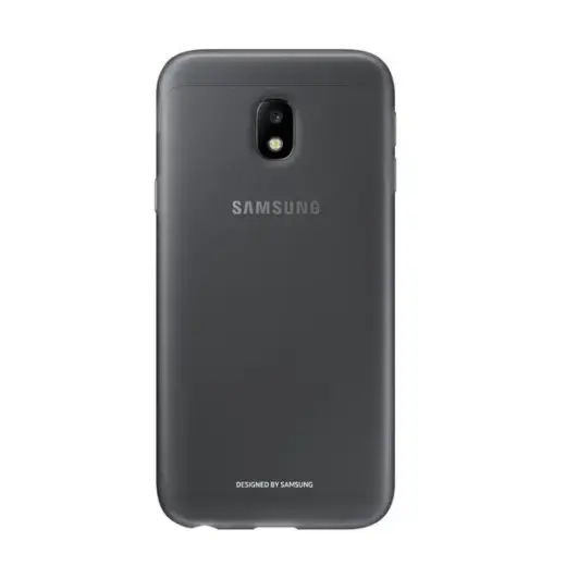 Samsung EF-AJ330TBEGWW Original Silicone Cover for Samsung J330 Samsung Galaxy J3 (2017) Transparent - Black (EU Blister)
