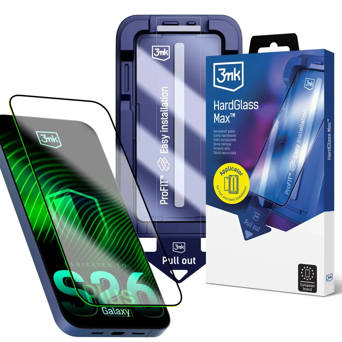3mk Hardglass Max 9H aizsargstikls telefona ekrānam Galaxy S26+ (S947)