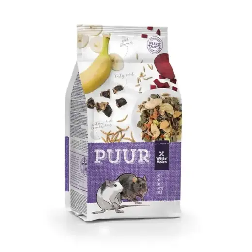 Barība mājas žurkām : Witte Molen Puur RAT 800 gr