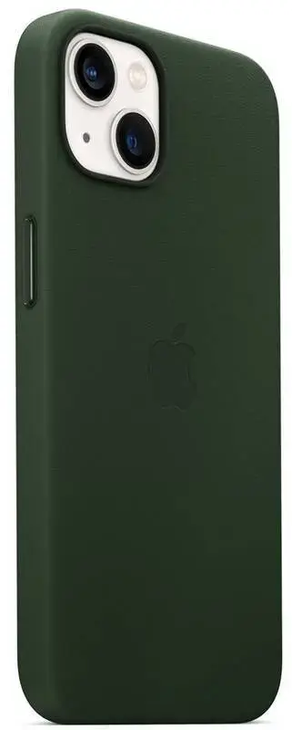 MM0J3ZM|A Apple Leather Magsafe Cover for  iPhone 13 mini Sequoia Green