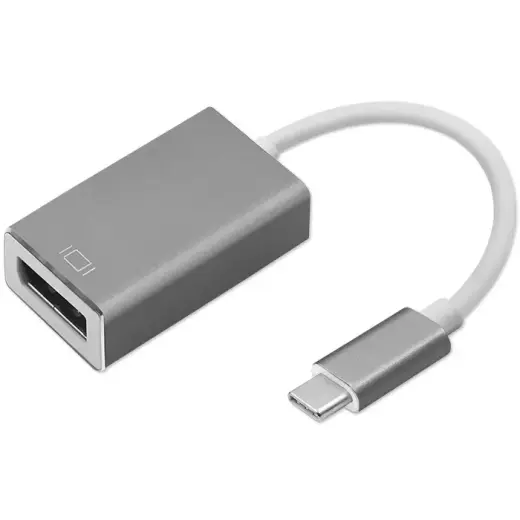 Qoltec Adapter USB-C 3.1 | DisplayPort | 4K | MHL | Aluminum