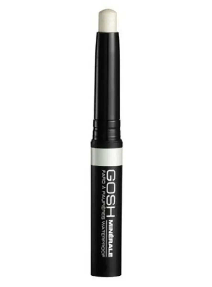 Gosh, Mineral, Vegan, Metallic, Cream Eyeshadow, 001, Pearly White, 2.5 g