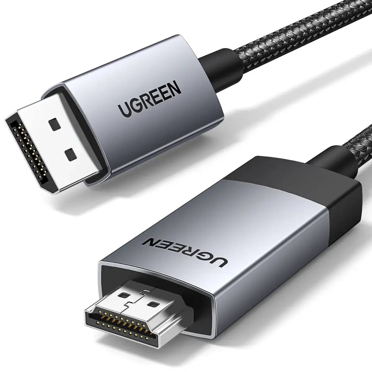 Ugreen DP119 15773 DisplayPort / HDMI 4K 60Hz cable 1m - gray