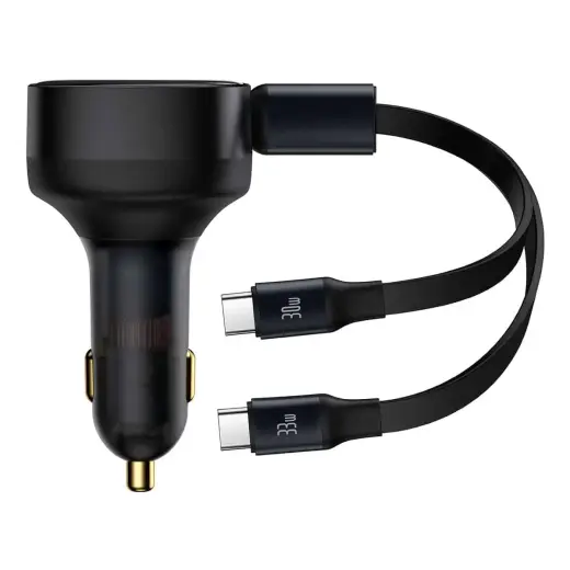 Baseus Enjoyment automašīnas lādētājs | 33W | USB-C | melns