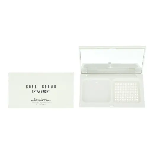 Bobbi Brown, Extra Bright, Empty Powder Foundation Plastic Compact Case