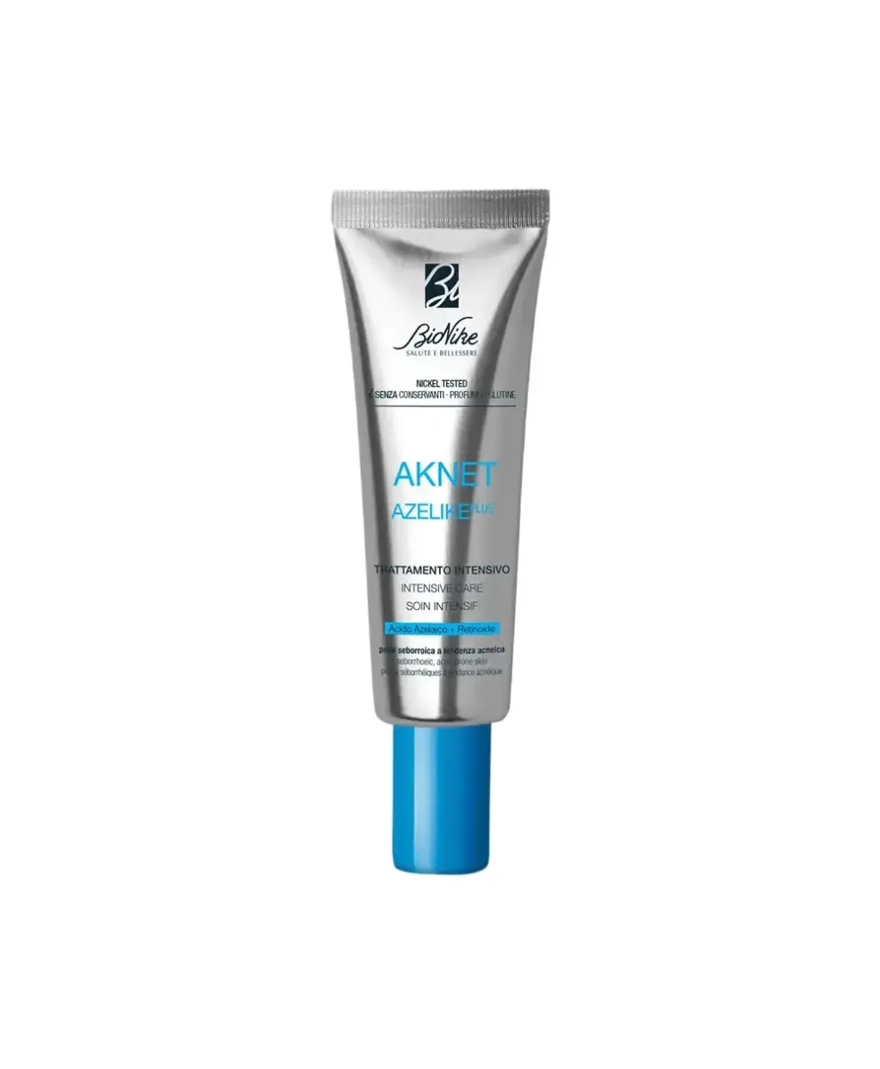 BioNike , Aknet Azelike Plus, Anti-Blemish, Night, Cream, For Face, 30 ml