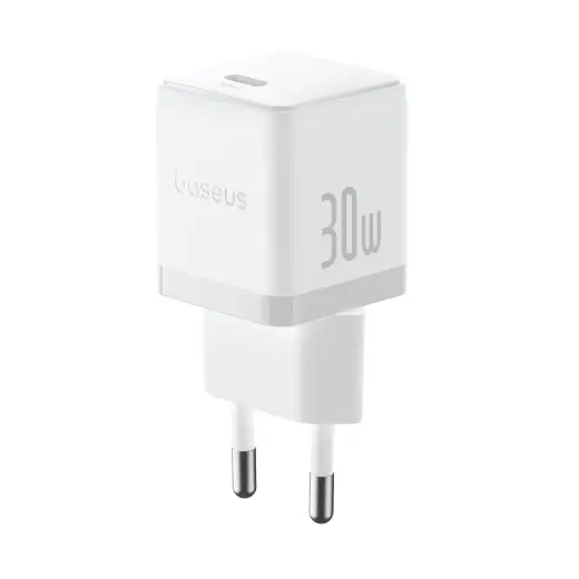 Baseus Palm tīkla lādētājs | 30W | PD | USB-C | balts
