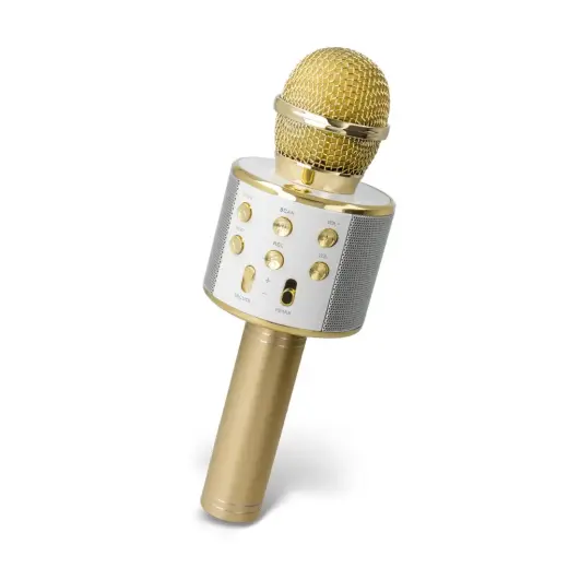 Forever Bluetooth microphone with speaker BMS-300 gold