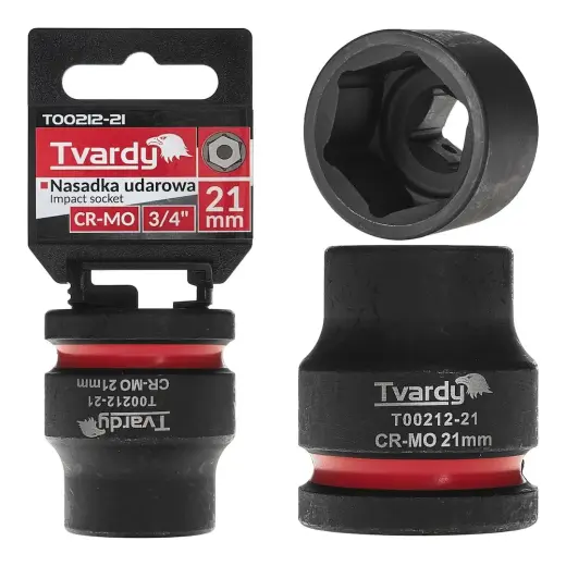 Löögi padrun 3/4" 6PT 21mm CR-MO