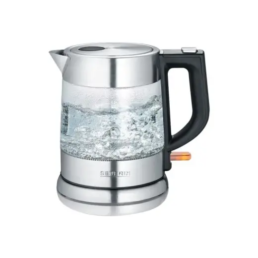 Severin Kettle 1l glass stainless steel WK 3468 (WK 3468)