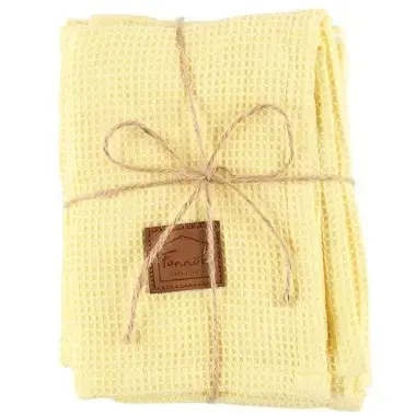 Dvielis virtuves Fanni bambusa 50x70cm 2gb, dzeltens