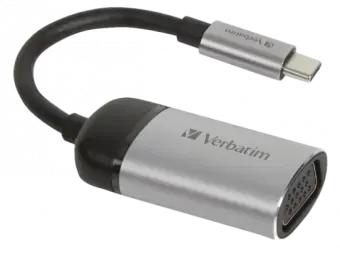 Adapteris Verbatim USB-C to VGA 10cm