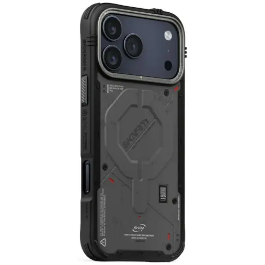 Skinarma Vigor telefoni ümbris MagSafe toega iPhone 17 Pro Max hall