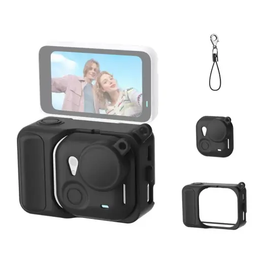Silicone protective case Puluz for Insta360 Go Ultra (Black)