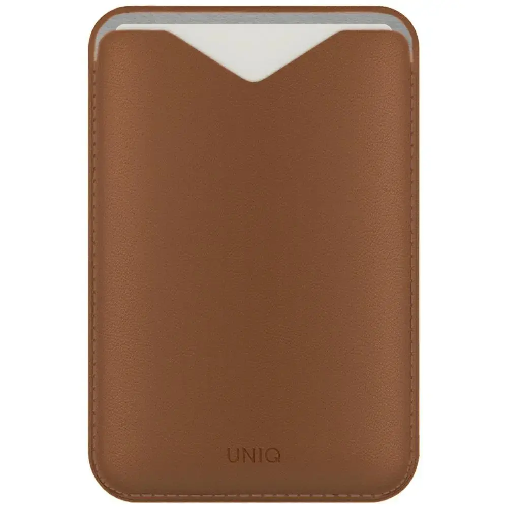 Magnetic wallet UNIQ Lyden Evo stand phone caramel