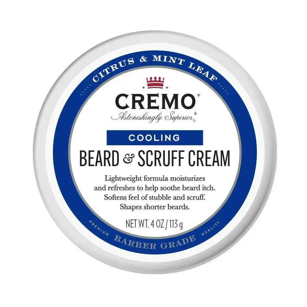 Cremo Refreshing Beard and Beard Cream with Citrus Fruit and Mint Leaves 113 G