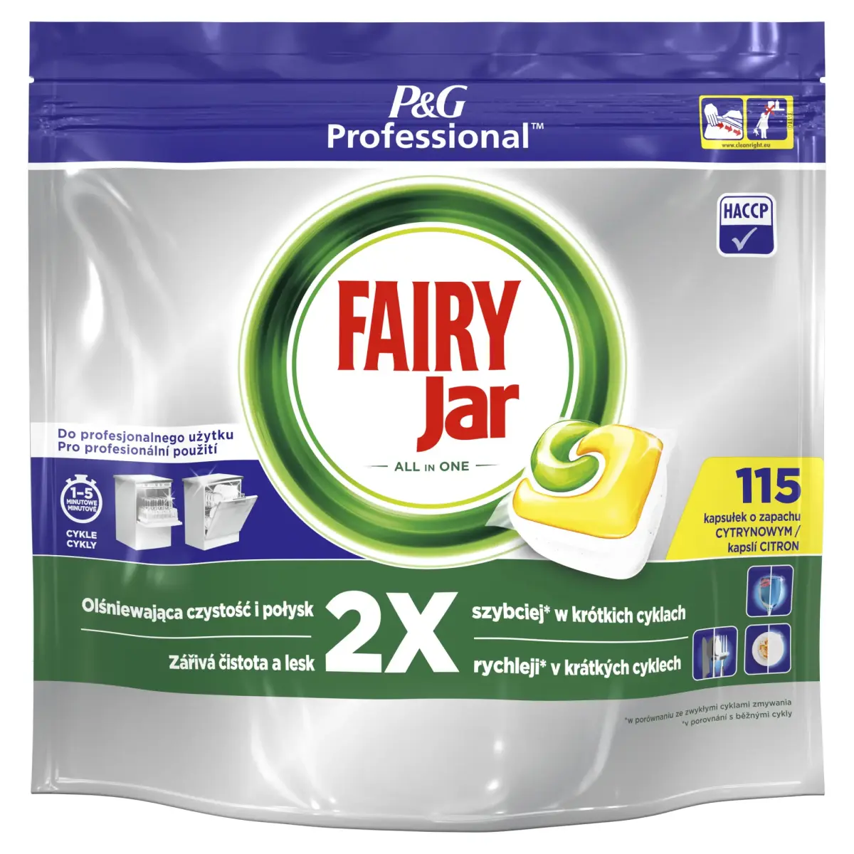 FAIRY trauku mazgāšanas kapsulas Lemon PGP 115gb