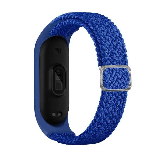 Fusion Braided Cloth band for Xiaomi Mi Band 3 | Mi Band 4 | Mi Band 5 | Mi Band 6 blue