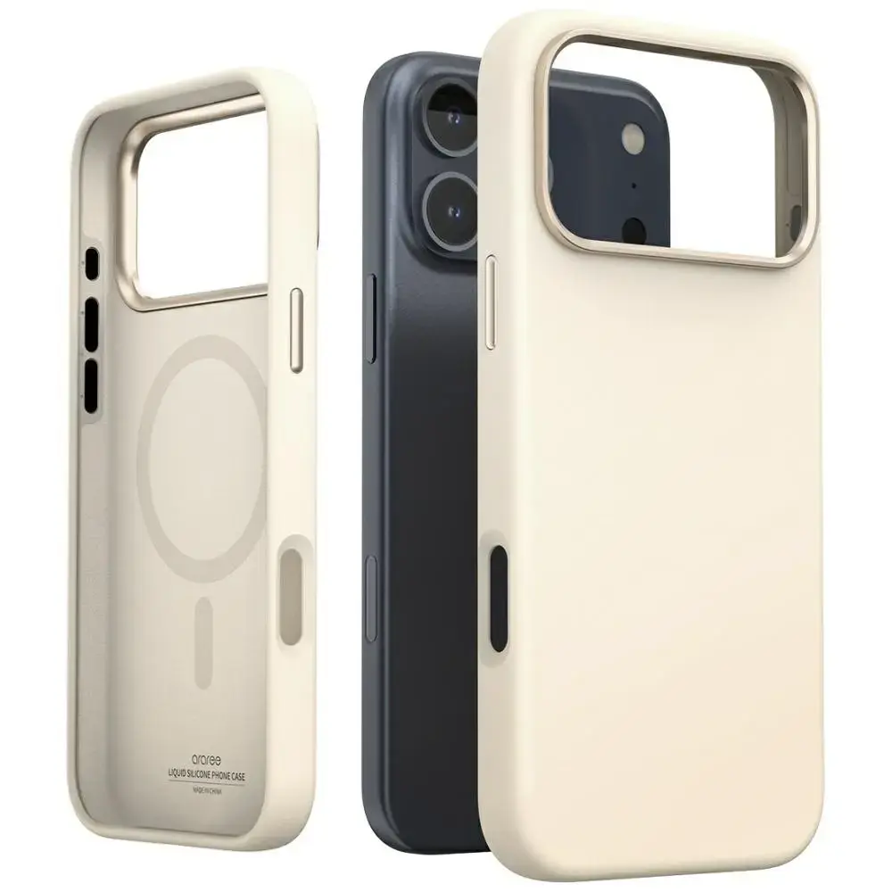 Araree Typo Skin M maciņš telefonam iPhone 17 Pro Max bēšs