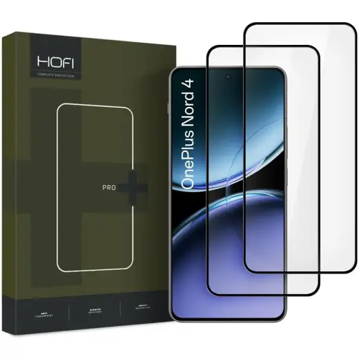 HOFI GLASS PRO+ 2-PACK ONEPLUS NORD 4 BLACK TEMPERED GLASS