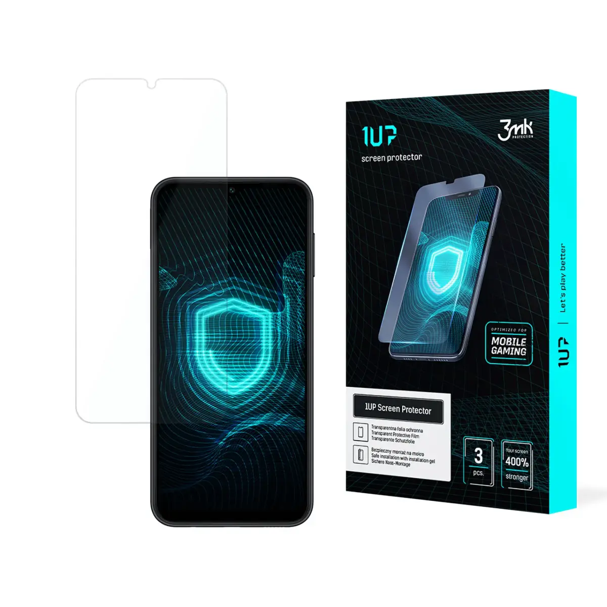 3mk Protection 3mk 1UP protective film for phone Samsung Galaxy A14 4G (A145) | A14 5G (A146) (3 pcs.)