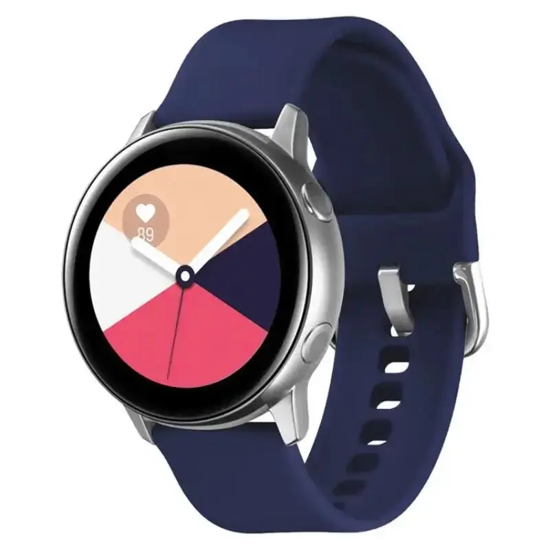 SILICONE BAND FOR SMARTWATCH 20MM UNIVERSAL NAVY