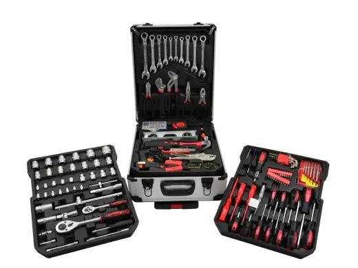 187-piece Tool Box Set with Aluminium Case