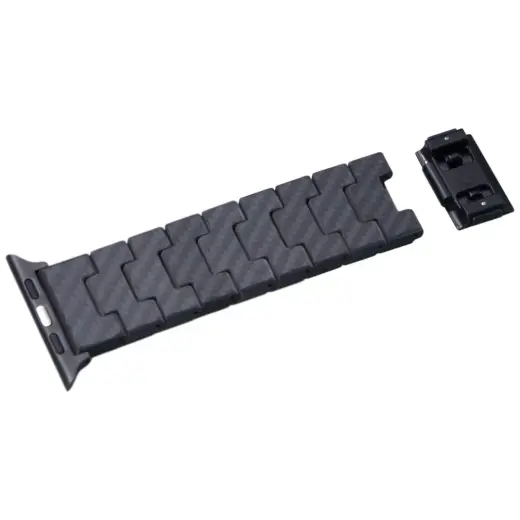 Band PITAKA Carbon Fiber Modern for Apple Watch 1|2|3|4|5|6|7|8|9|10|SE|Ultra|Ultra2 black grey Photo
