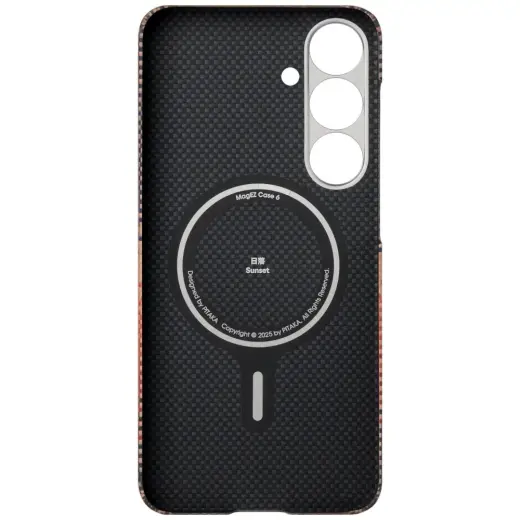 Case PITAKA Moonrise Tactile Woven MagSafe for Samsung Galaxy S25 sunset Photo