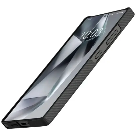 Case PITAKA Ultra-Slim MagSafe for Samsung Galaxy S25 Ultra black grey Photo