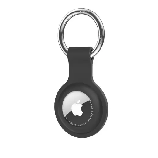 SILICONE AIRTAG CASE (RING) BLACK
