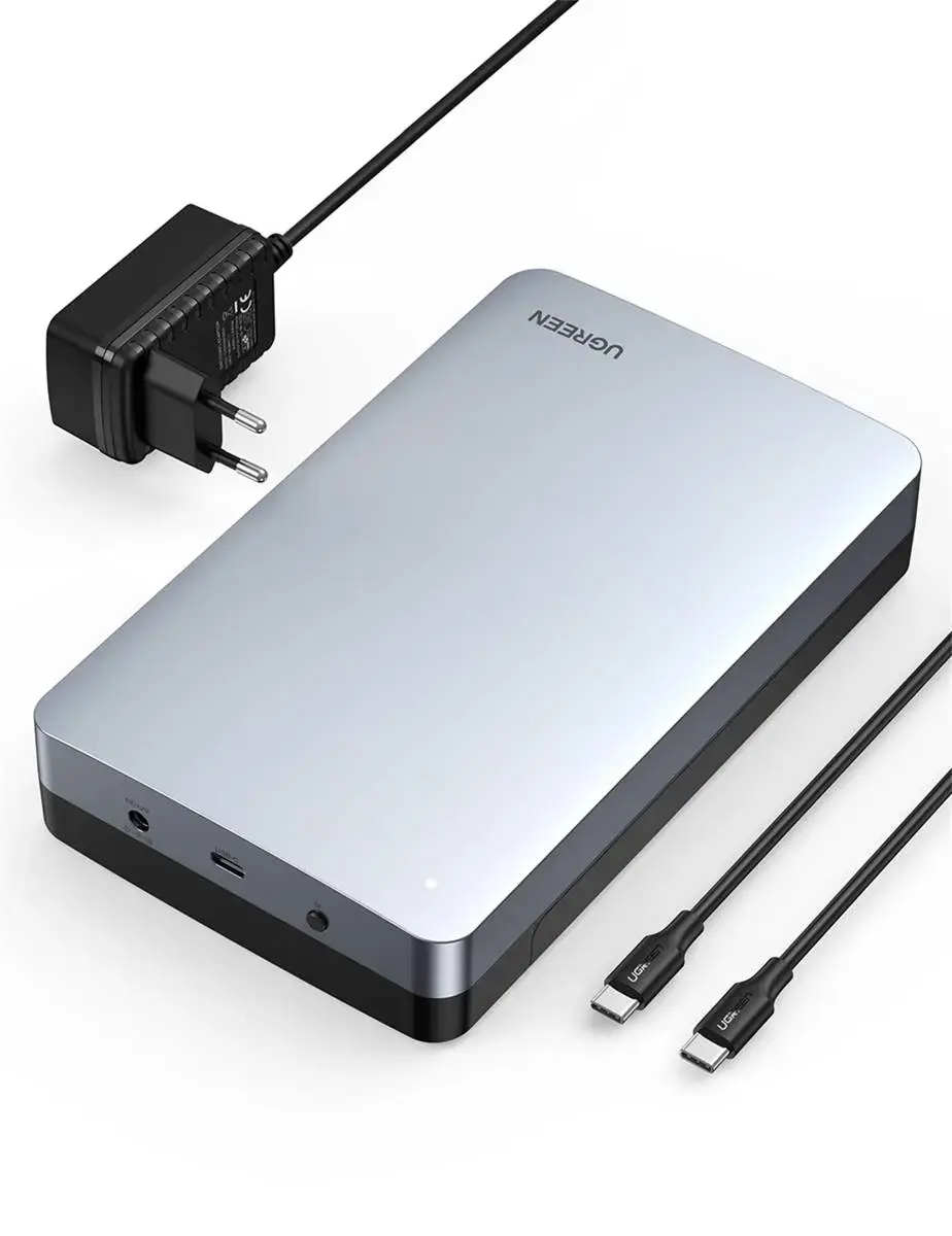 UGREEN CM301 external enclosure 2.5" | 3.5'' HDD | SSD, SATA (grey)