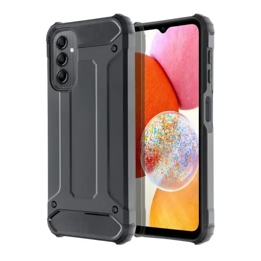 Armor telefono dėklas Samsung Galaxy A14 4G (A145) | A14 5G (A146) juodas